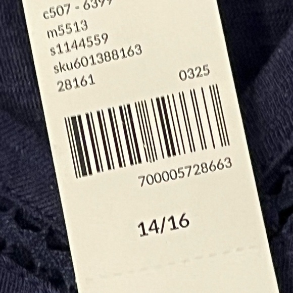 Women's Navy V-Neck Top - Picture 2 of 5